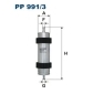 PP9913 Filtron Фильтр топливный AUDI: A4