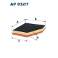 AP0327 FILTRON Фильтр воздушный BMW: 5 (E60)