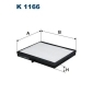 K1166 FILTRON Фильтр салона K1166
