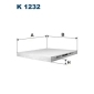 K1232 FILTRON Фильтр салонный K1232
