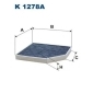 K1278A FILTRON Фильтр воздушный салона AUDI