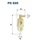 PS820 FILTRON Фильтр топливный DAEWOO: