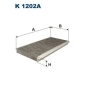 K1202A FILTRON Фильтр салонный угольный