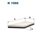 K1066 FILTRON Фильтр салона K1066