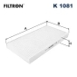 K1081 FILTRON Фильтр салона K1081
