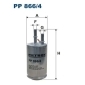 PP8664 Filtron Фильтр топливный PP866/4