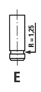 FRECCIA R4231RCR Клапан двигателя выпускной