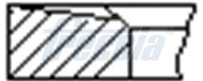 Freccia FR10376500 Кольца поршневые psa dw10