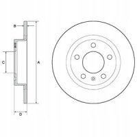 тормозной диск delphi vauxhall corsavan мк