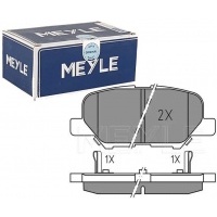 meyle колодки тормозной задняя 025 256 8814