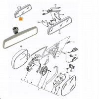 зеркало салонная volkswagen гольф 4 бора passat b5 t5