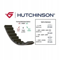 ремень грм hutchinson vw: гольф 1j5 , 1j1 , 1k1