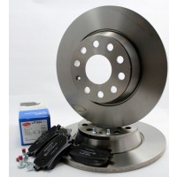 Delphi тормозные диски + колодки задняя volkswagen passat b6 b7 гольф vi