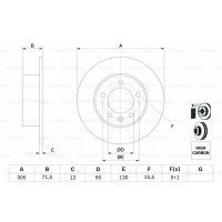 тормозные задние bosch renault master 3 2.3 dci 130