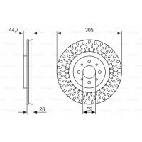 диски тормозные задние bosch альфа мито 1.4 тб