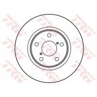 диски торм передние trw subaru legacy ii 2.0 и