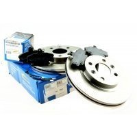 крафт диски + колодки передние renault 19 clio 2 ii