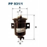 Filtron pp931 / 1 топливный фильтр toyota карина 1.8 86 -