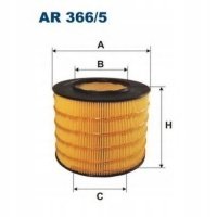 filtron ar366 / 5 фильтр воздушный saab 9 - 5 3 , 0 tid 7 /
