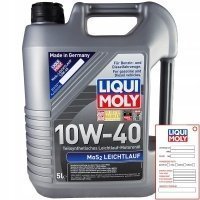 liqui moly mos2 отличный leichtlauf 10w40 5л 2184