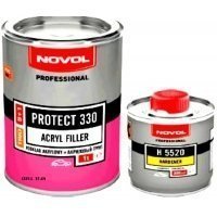 Акриловый грунт novol protect 330 1л белый 434