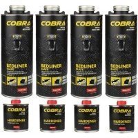 Novol cobra грузовик bedliner черный 4шт + пистолет