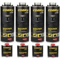 novol cobra грузовик bedliner черный 4шт + пистолет