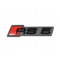 эмблема значек логотип передняя audi rs5 чёрный