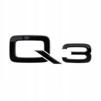 эмблема значек логотип задняя audi q3 чёрный