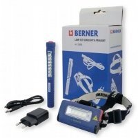 Набор berner.фонарь налобный + pen light качество