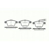 передние тормозные колодки volkswagen транспортер t5 03 - ,