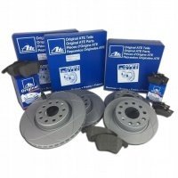 ate pd тормозные колодки п + т audi a3 от 2003 год 1.9 tdi