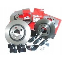 trw диски + колодки + czujn п + т мерседес s w221 350 мм
