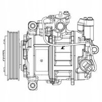 компрессор кондиционера delphi bmw 1 3