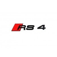 эмблема логотип значок задний rs4 черный