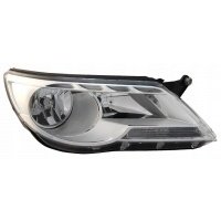 фара правая tyc h7 h7 для volkswagen tiguan 2007 - 2011
