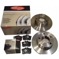 Delphi тормозные диски + тормозные колодки задние volkswagen passat b5 b5fl 245мм