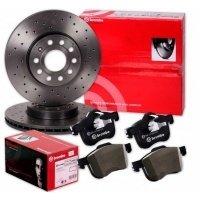 brembo диски + колодки + будь передняя bmw 3 e46 330i 330