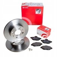 диски + колодки brembo задние opel astra h zafira 5śr