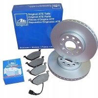 ate диски + тормозные колодки керамические передние audi s4 b6 b7 4.2
