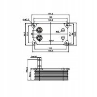 масляный радиатор масло nrf ford: mondeo bwy , b5y , b4y