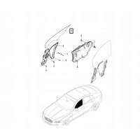 стекло двери передняя левая ягуар xe 2015 новая