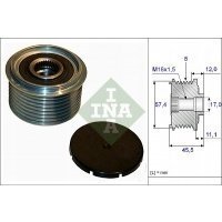 муфта генератора ina 535 0069 10