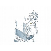 8k0260759h крепление трубки кондиционера audi volkswagen aso