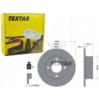 textar тормозные диски тормозной задняя 92026100