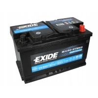 аккумулятор exide agm 80ah 800a ek800 п трансфер