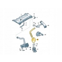 трубки отвод воздуха комплект audi a4 alt 06b103211j