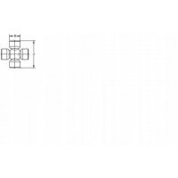 крестовина mitsubishi suzuki 25x64 мм