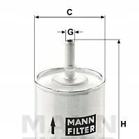 mann - filter вк 59 x фильтр топлива