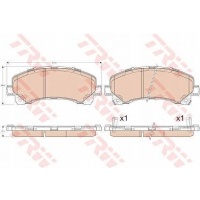 колодки ham передняя trw isuzu d - max i 3.0 ditd